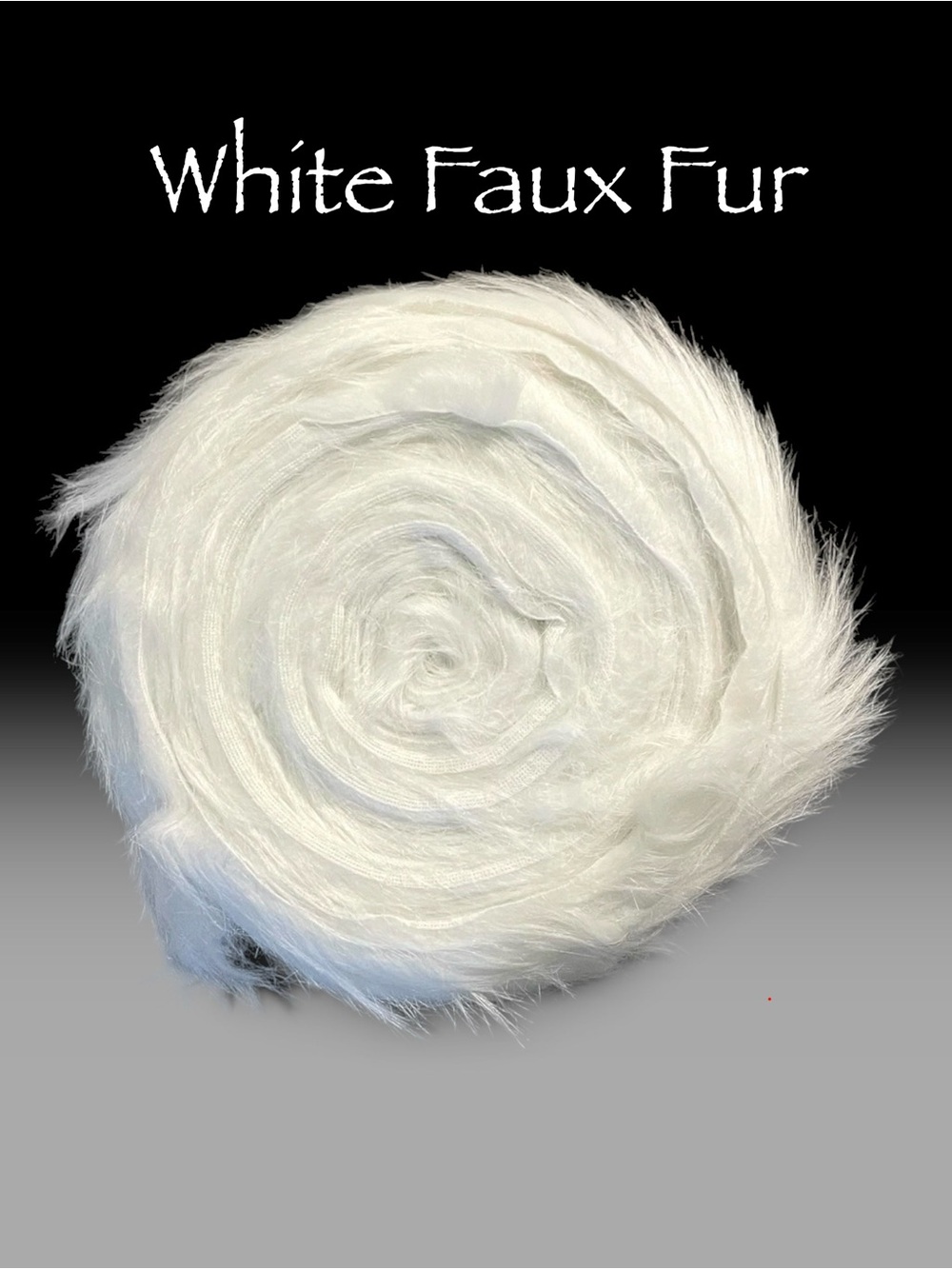 Fluffy White Faux Fur Ribbon Trim Crafts Sewing Costumes New NWOT